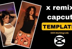 x remix capcut template